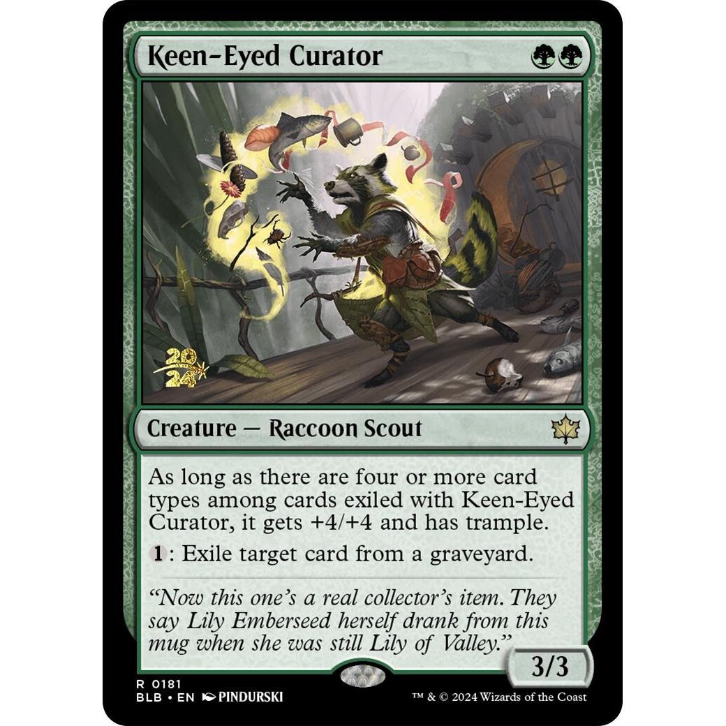 Image for Keen-Eyed Curator (181) (PRE) - Magic: The Gathering