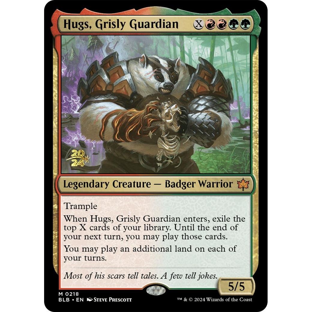 Image for Hugs, Grisly Guardian (218) (PRE) - Magic: The Gathering