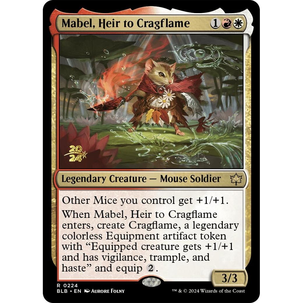 Image for Mabel, Heir to Cragflame (224) (PRE) - Magic: The Gathering