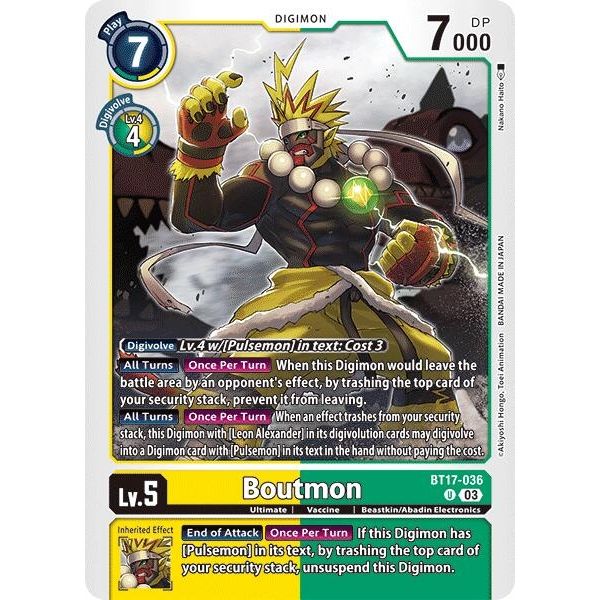 Image for Boutmon (BT17-036 U) (BT17) - Digimon Card Game