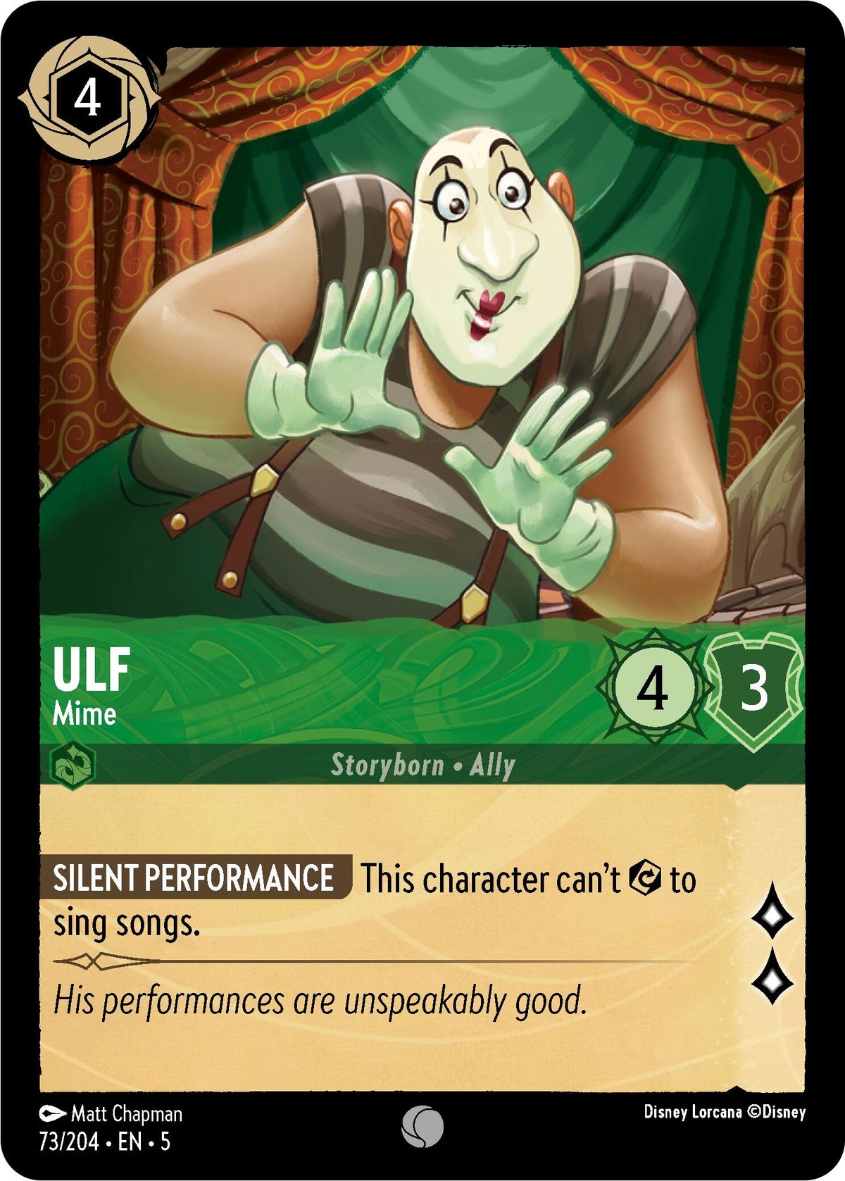 Image for Ulf - Mime (73/204) (5) - Disney Lorcana