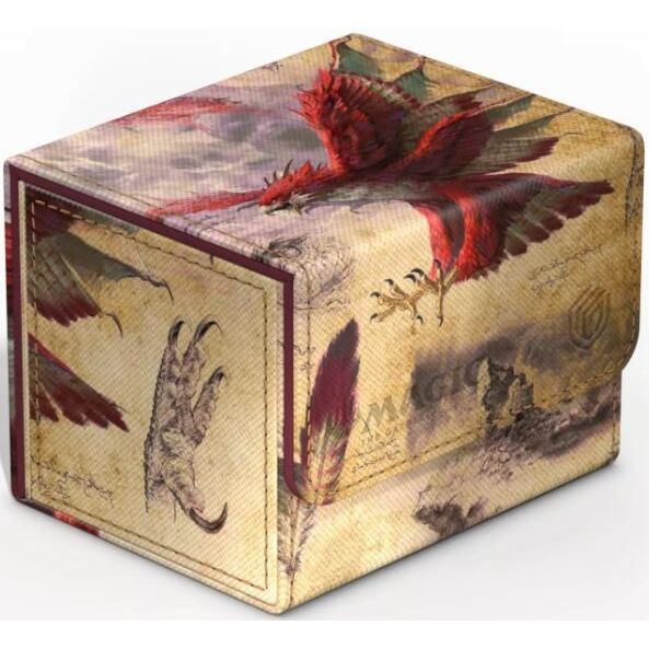 Image for Magic: The Gathering Bloomburrow Sidewinder 100+ Xenoskin Deck Box - Dragonhawk, Fate's Tempest - Deck Boxes