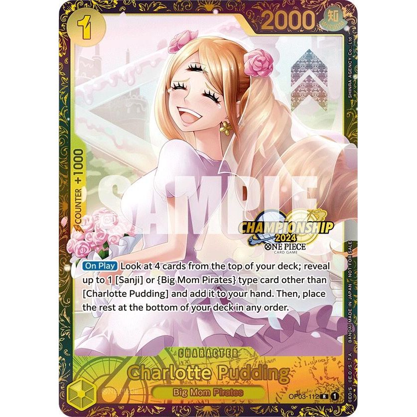 Image for Charlotte Pudding (Championship 2024) (OP03-112) (OP-PR) - One Piece Card Game