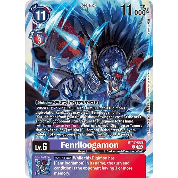 Image for Fenriloogamon (BT17-069 R) (BT17) - Digimon Card Game