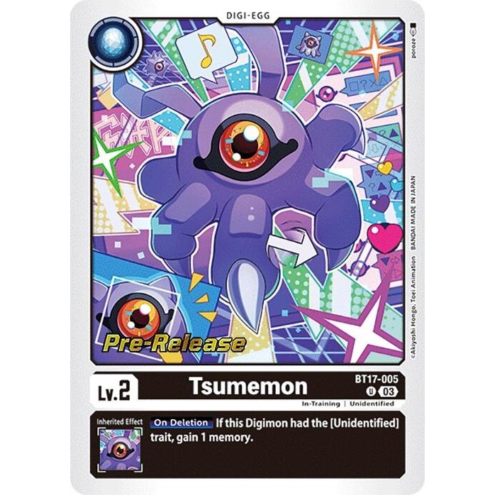 Image for Tsumemon (BT17-005 U) (BT17_PR) - Digimon Card Game