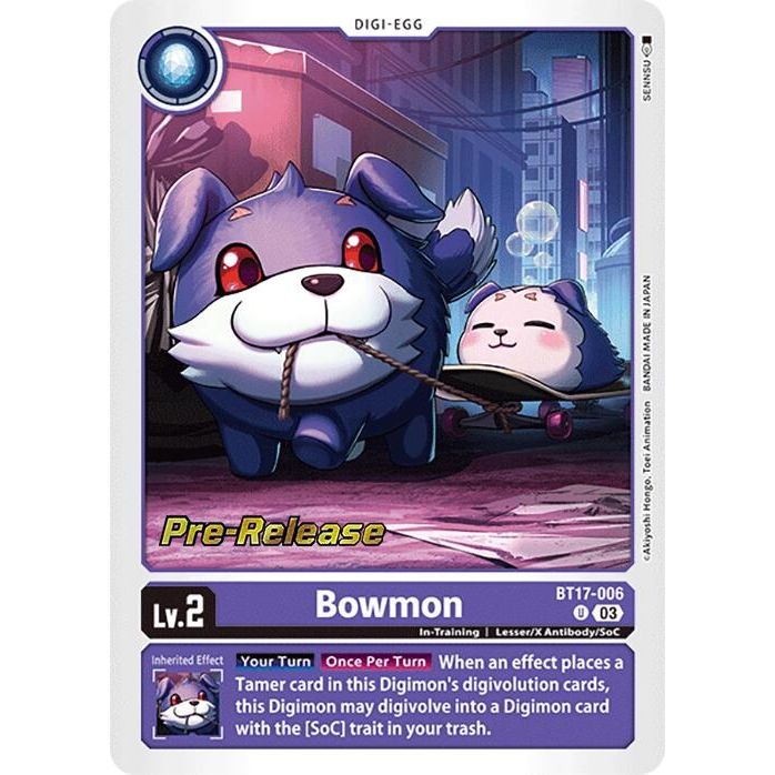 Image for Bowmon (BT17-006 U) (BT17_PR) - Digimon Card Game
