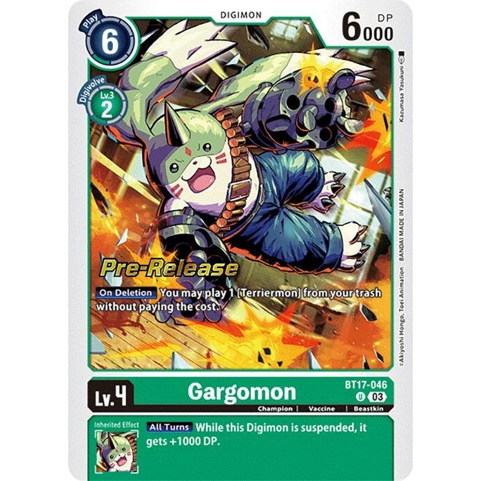 Image for Gargomon (BT17-046 U) (BT17_PR) - Digimon Card Game