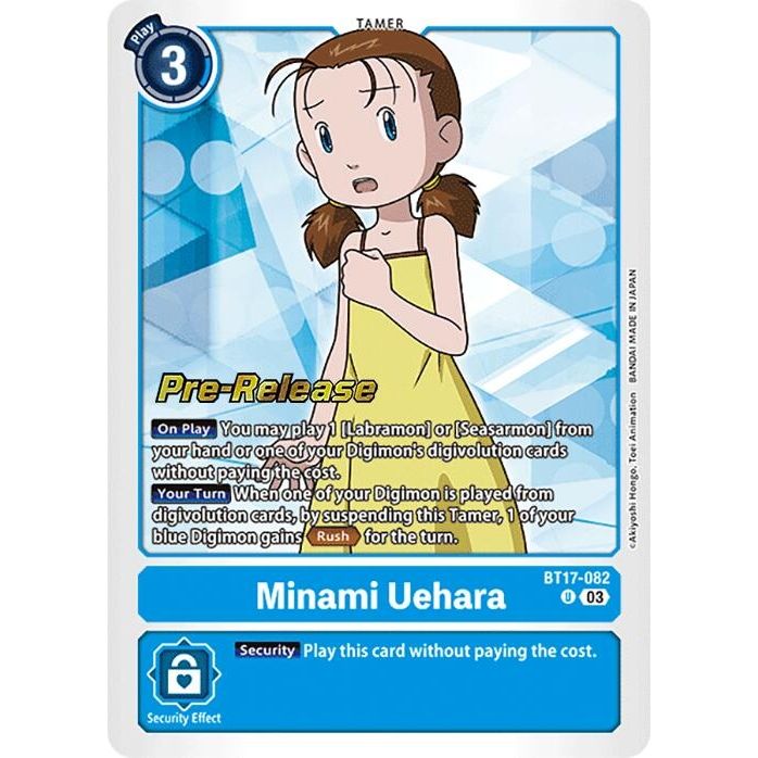 Image for Minami Uehara (BT17-082 U) (BT17_PR) - Digimon Card Game