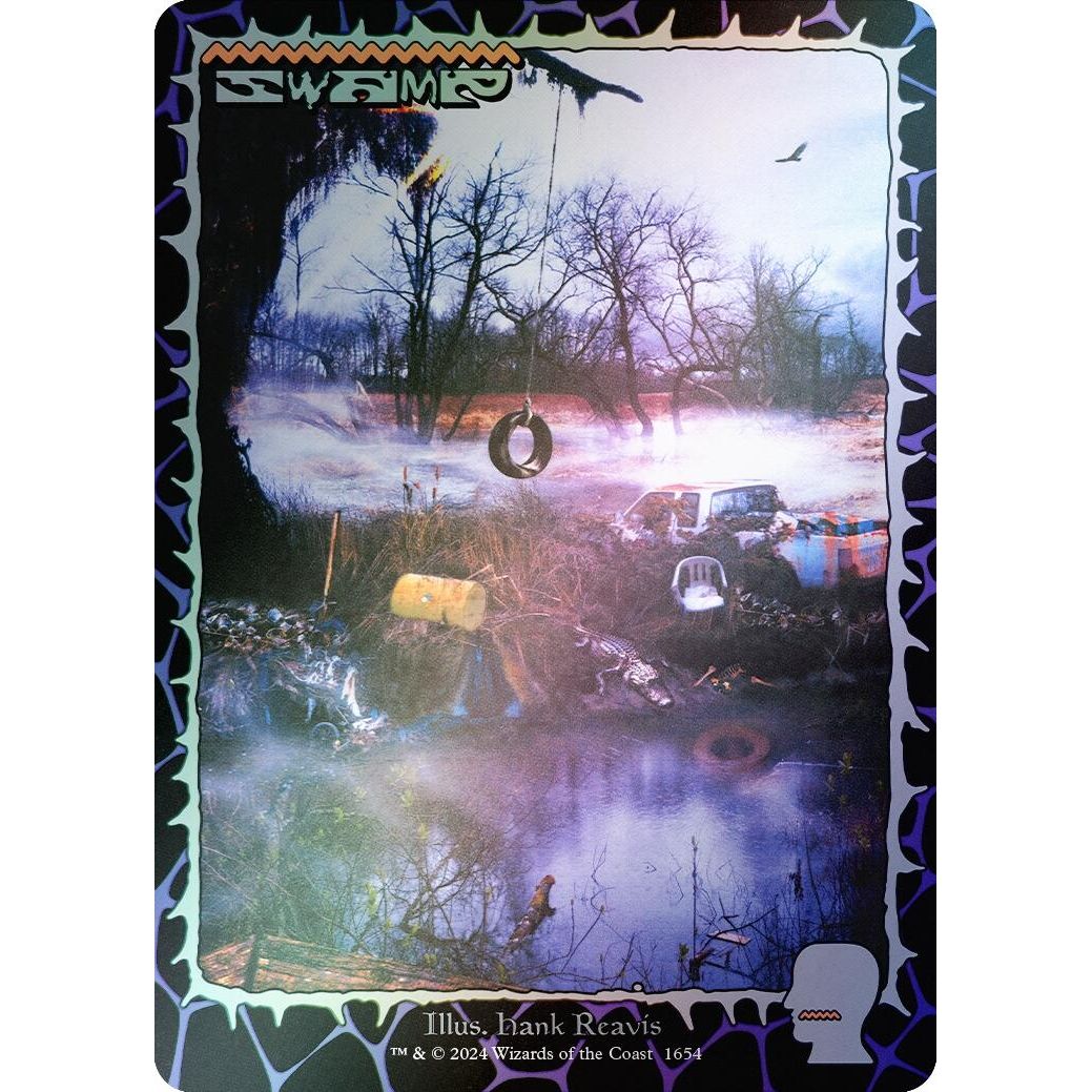 Image for Swamp (1654) (Rainbow Foil) (1654) (SLD) - Magic: The Gathering