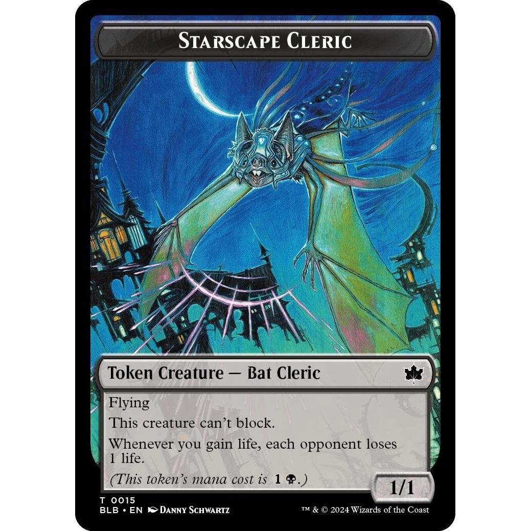 Image for Starscape Cleric Token (15) (BLB) - Magic: The Gathering