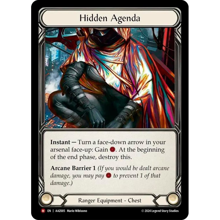 Image for Hidden Agenda (AAZ005) (ADA) - Flesh and Blood TCG