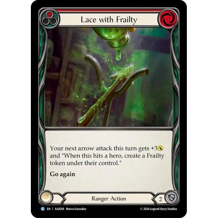Image for Lace with Frailty (AAZ018) (ADA) - Flesh and Blood TCG