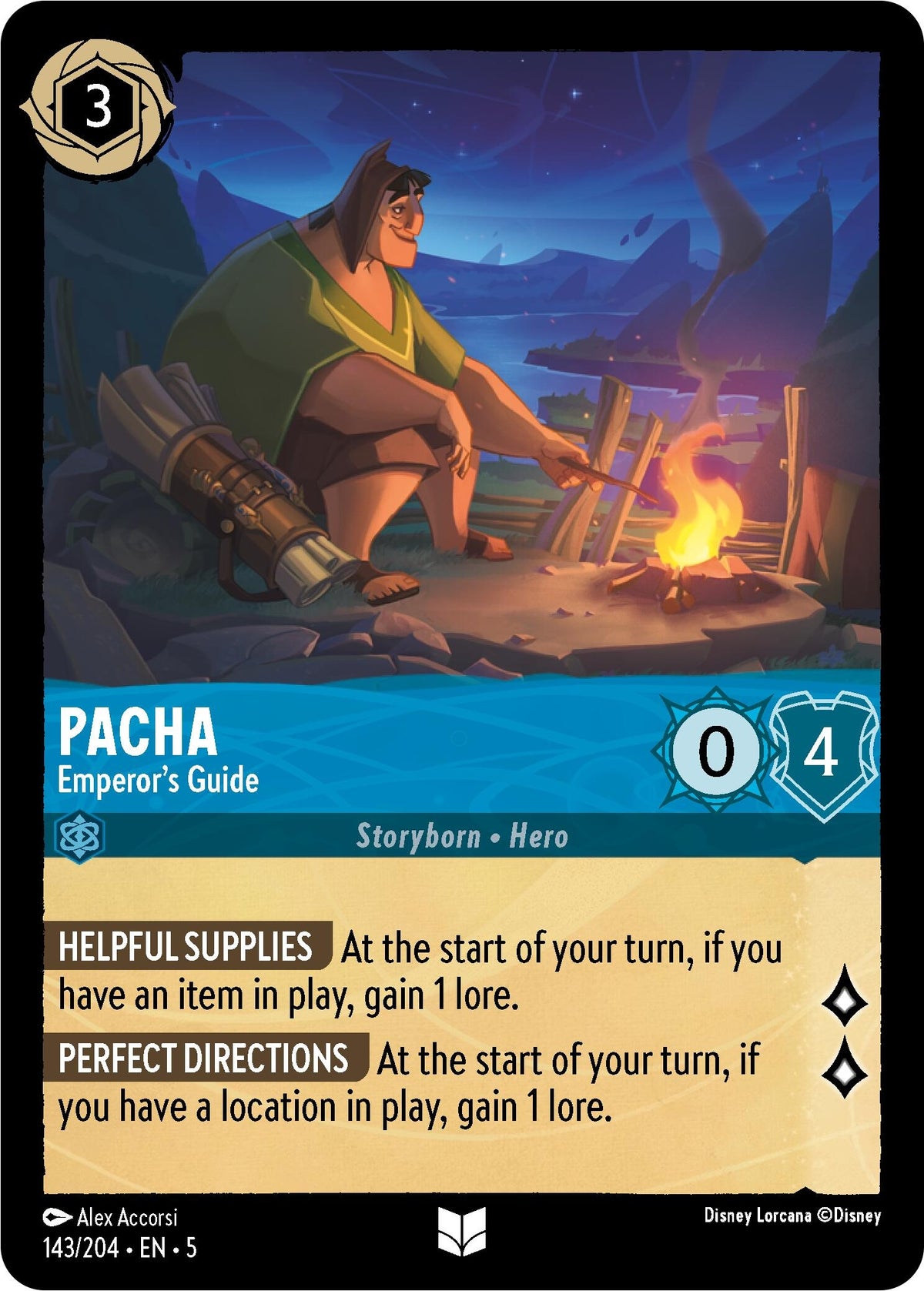 Image for Pacha - Emperor's Guide (143/204) (5) - Disney Lorcana