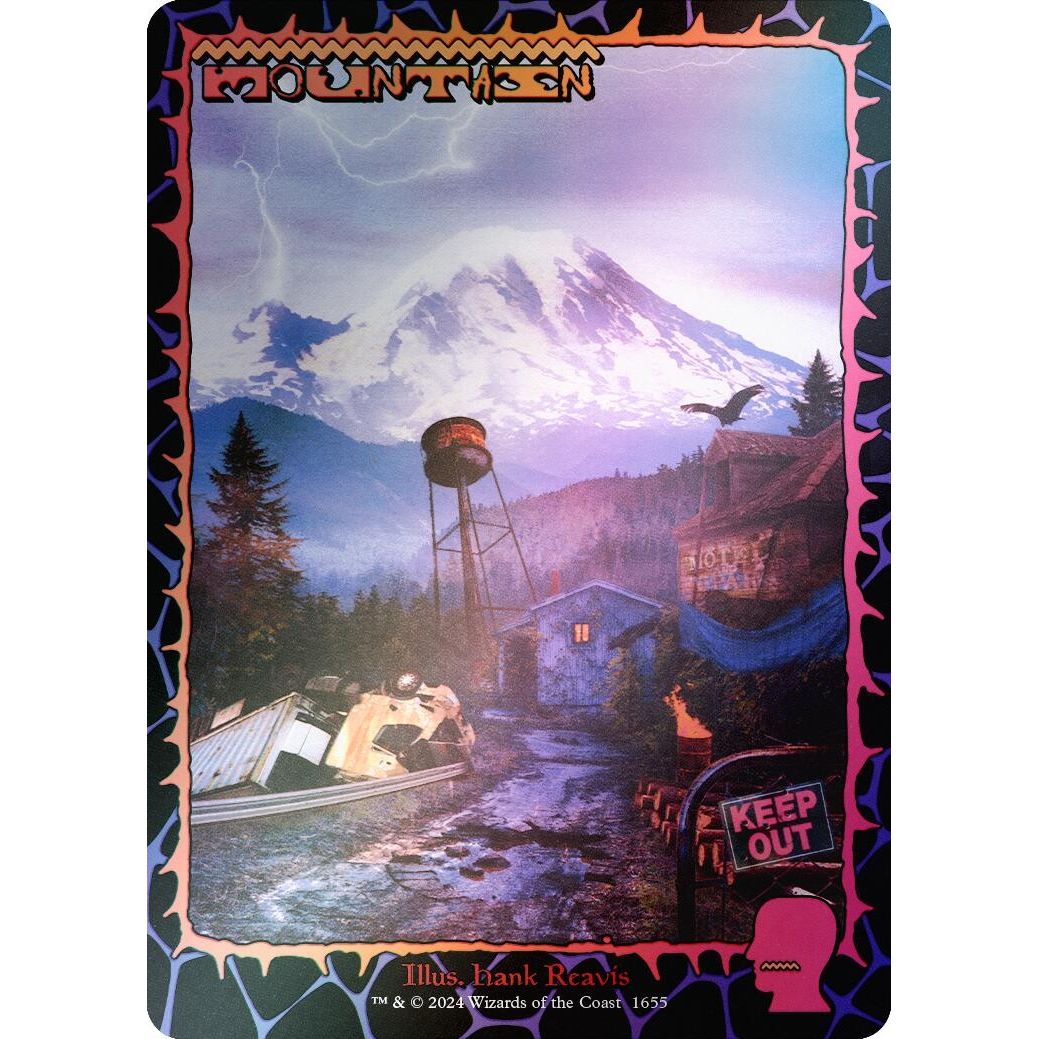 Image for Mountain (1655) (Rainbow Foil) (1655) (SLD) - Magic: The Gathering