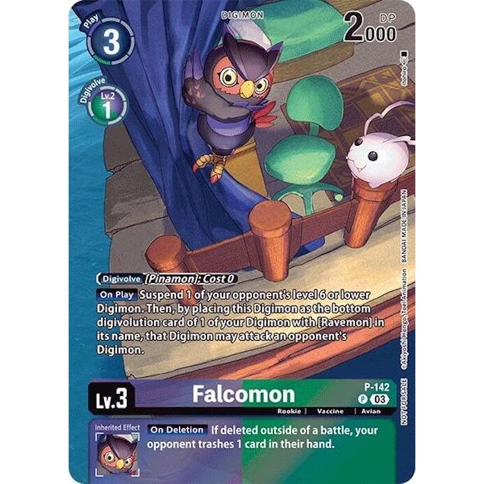 Image for Falcomon (Update Pack 2024) (P-142 P) (D-PR) - Digimon Card Game