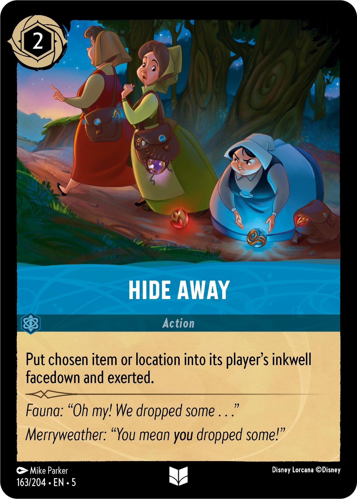 Image for Hide Away (163/204) (5) - Disney Lorcana