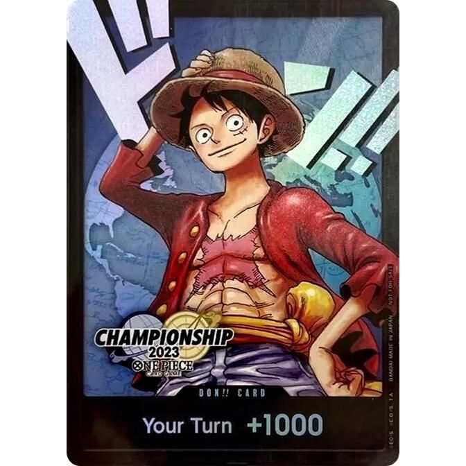 Image for DON!! Card (Monkey.D.Luffy) (2023 World Championship Finals) (OP-PR) - One Piece Card Game