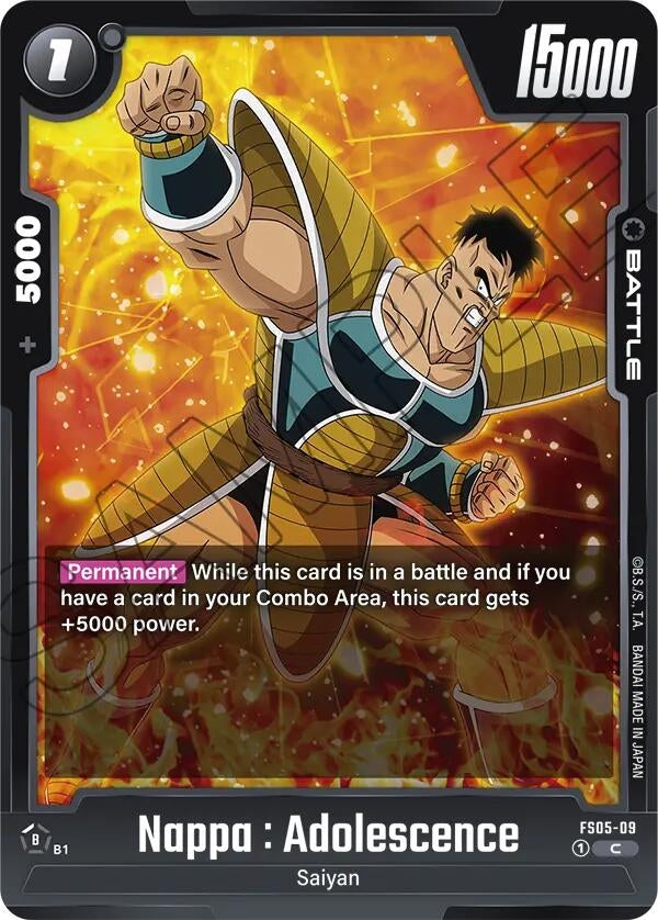 Image for Nappa : Adolescence (FS05-09) (FS05) - Dragon Ball Super: Fusion World