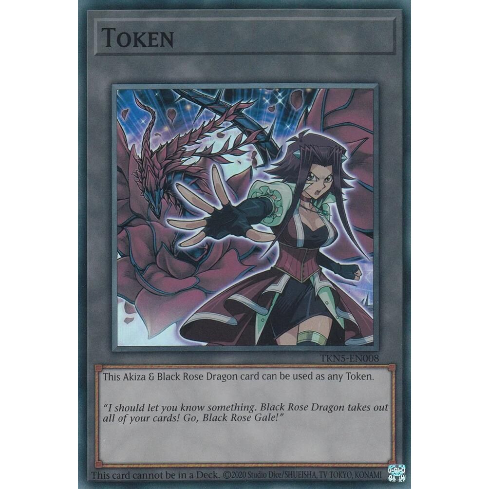 Image for Token: Akiza & Black Rose Dragon (TKN5-EN008) (INFO) - YuGiOh