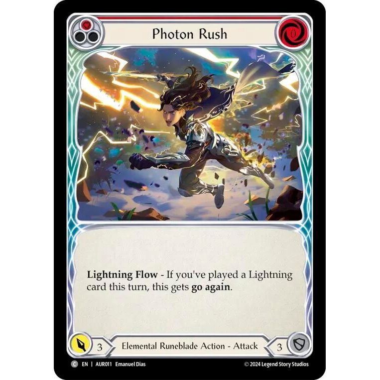 Image for Photon Rush (Red) (AUR011) - Flesh and Blood TCG