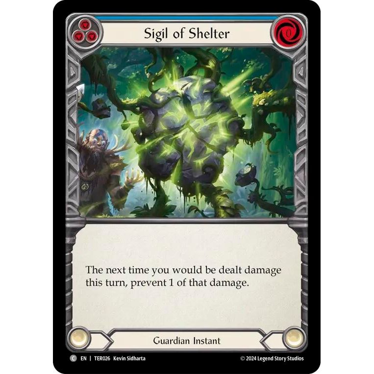 Image for Sigil of Shelter (Blue) (TER026) - Flesh and Blood TCG