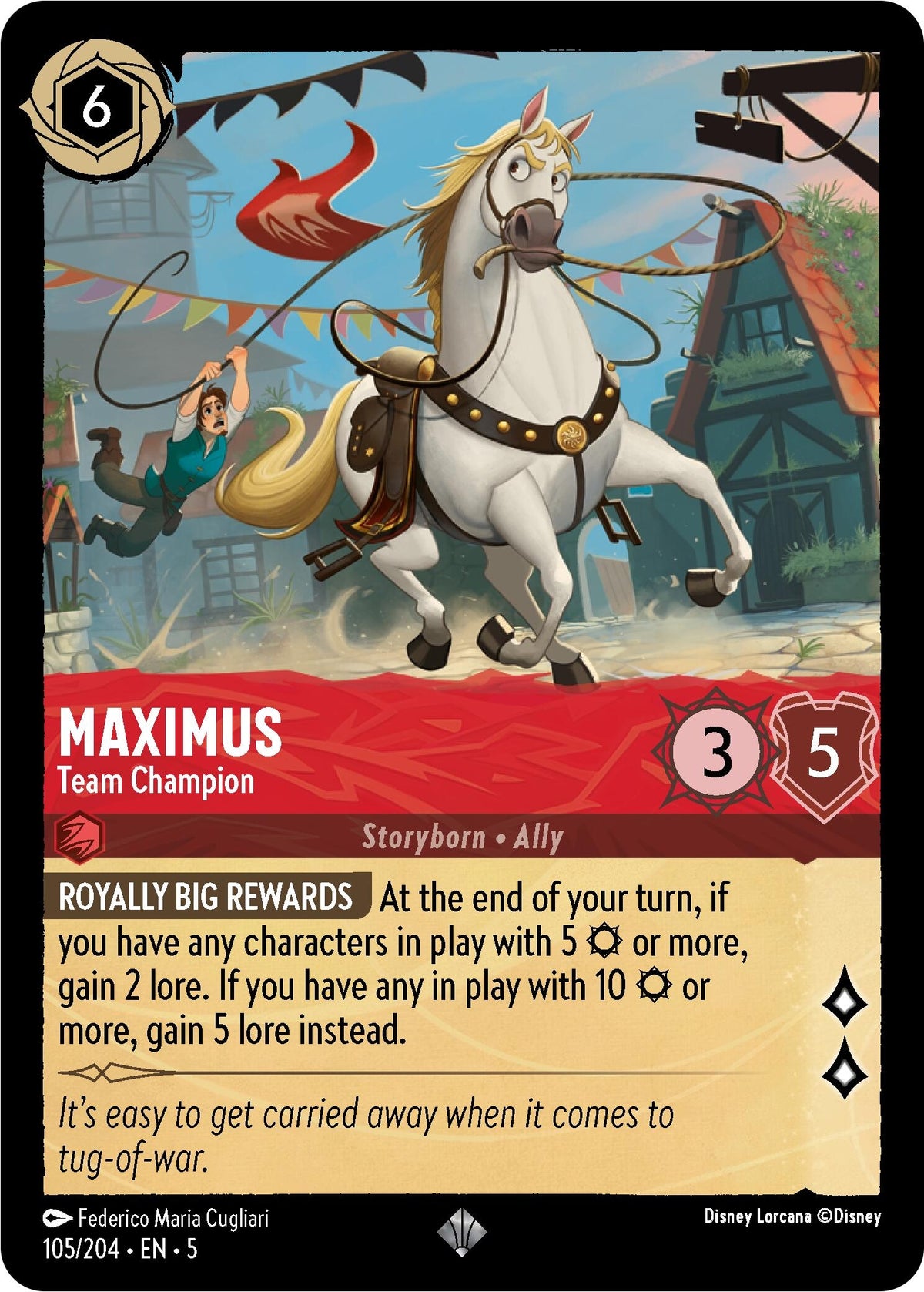 Image for Maximus - Team Champion (105/204) (5) - Disney Lorcana