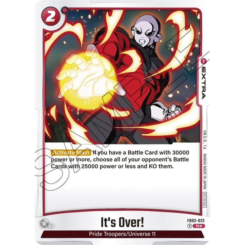 Image for It's Over! - FB03-023 (Championship Pack 02) (FB03-023) (DBSFW_TPR) - Dragon Ball Super: Fusion World