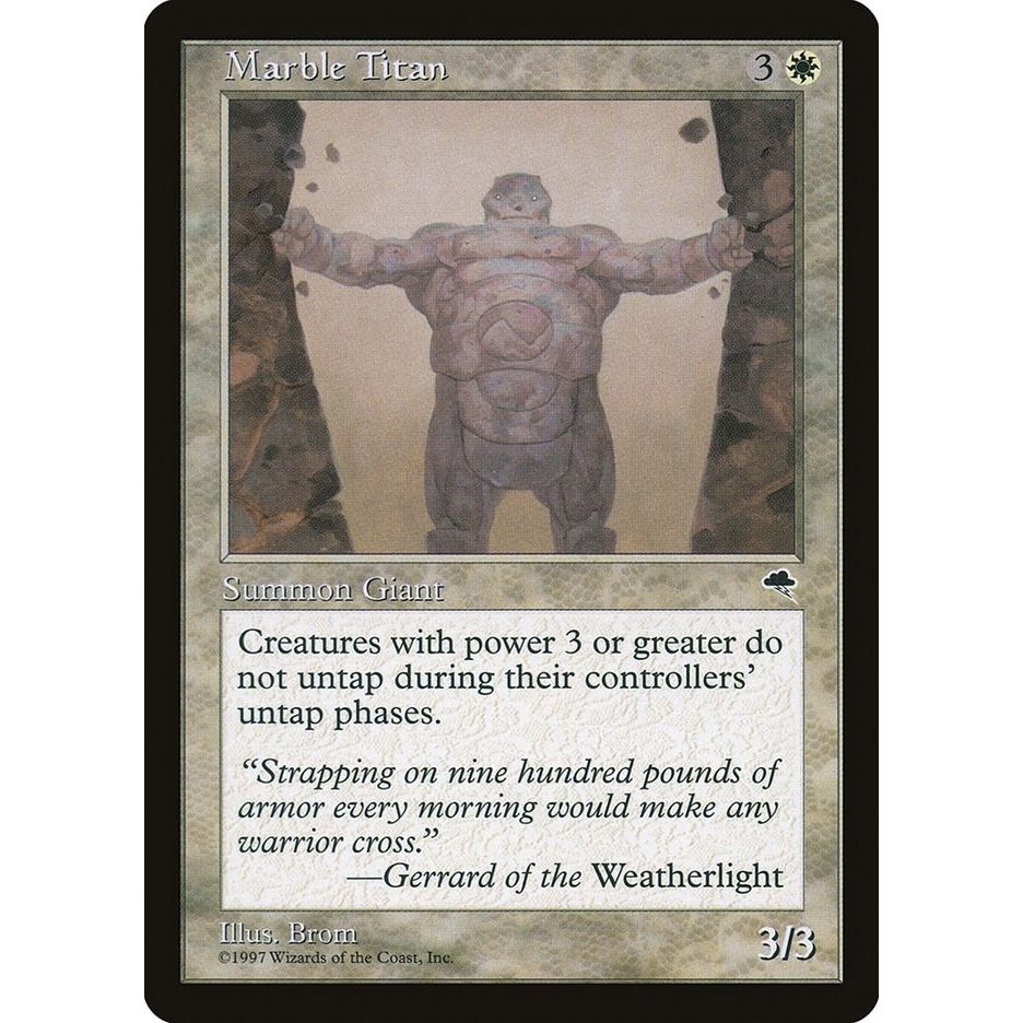 Image for Marble Titan (28) (TMP) - Magic: The Gathering