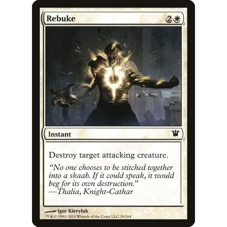 Image for Rebuke (29) (ISD) - Magic: The Gathering
