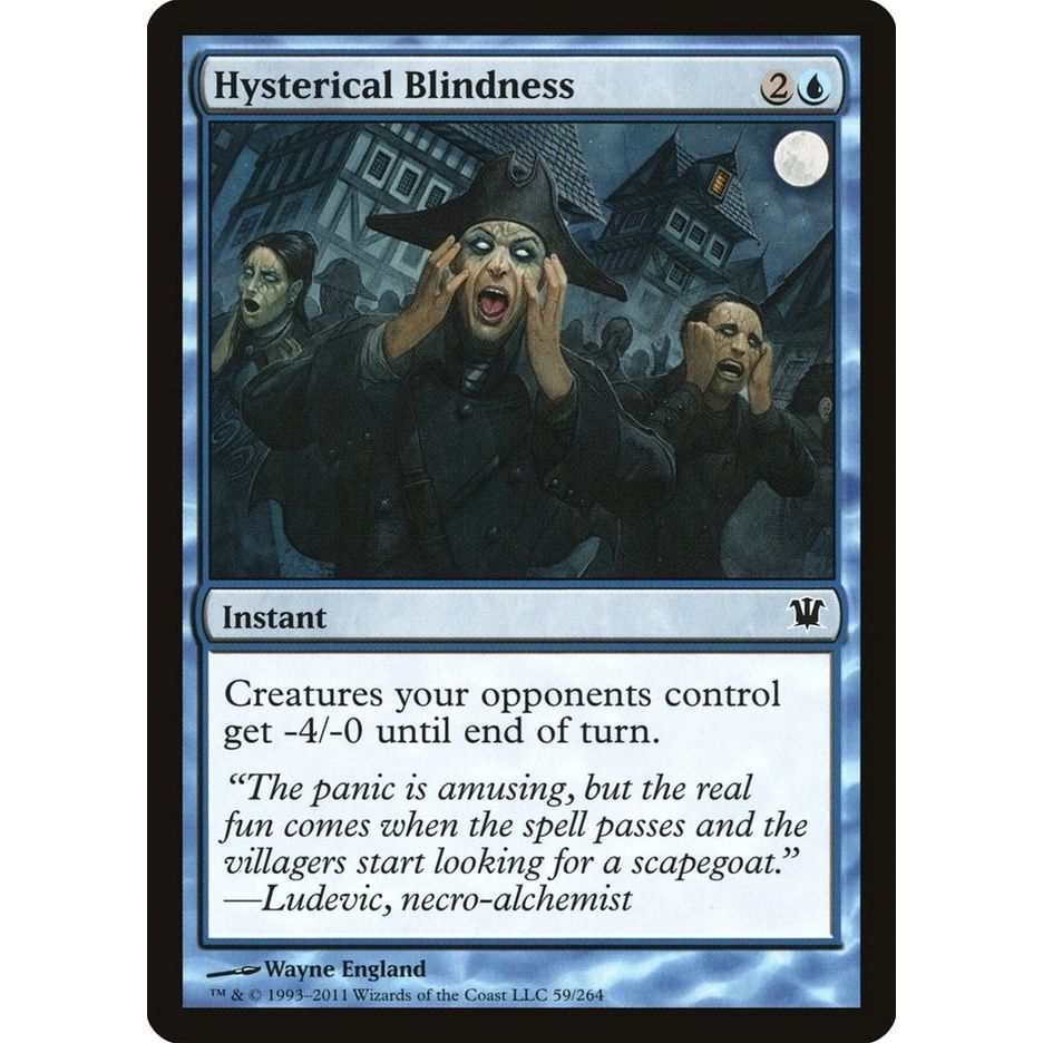 Image for Hysterical Blindness (59) (ISD) - Magic: The Gathering