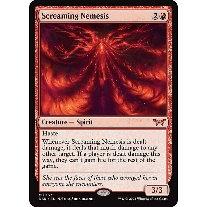 Image for Screaming Nemesis (157) (DSK) - Magic: The Gathering