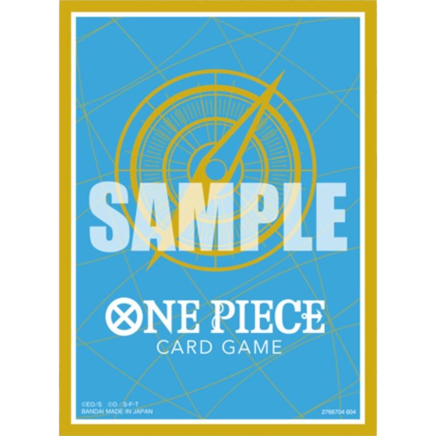 Image for One Piece Card Game Official Sleeves: BANDAI Card Games Fest 24-25 Standard Blue & Gold (70-Pack) - Card Sleeves