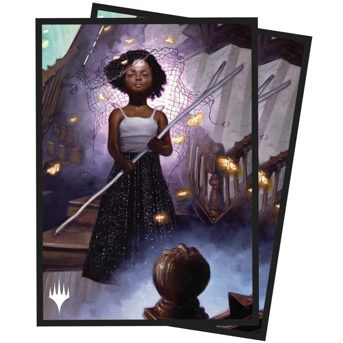 Image for Duskmourn Aminatou, Veil Piercer Standard Deck Protector Sleeves for Magic: The Gathering (100-pack) - Card Sleeves