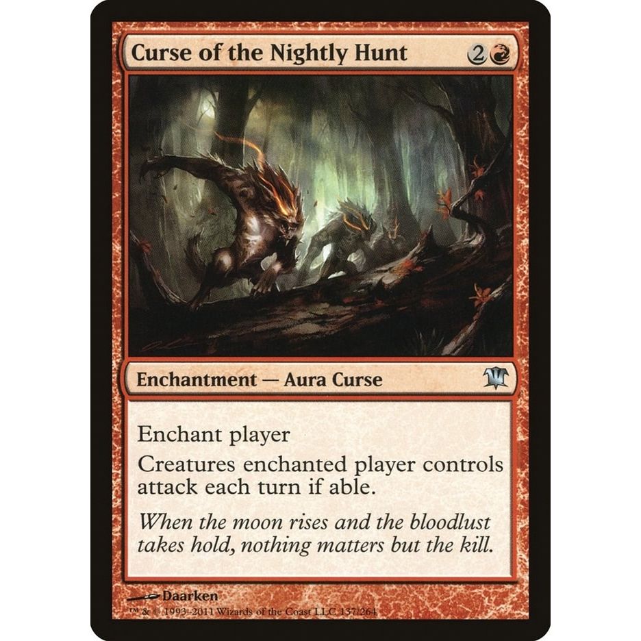 Image for Curse of the Nightly Hunt (137) (ISD) - Magic: The Gathering