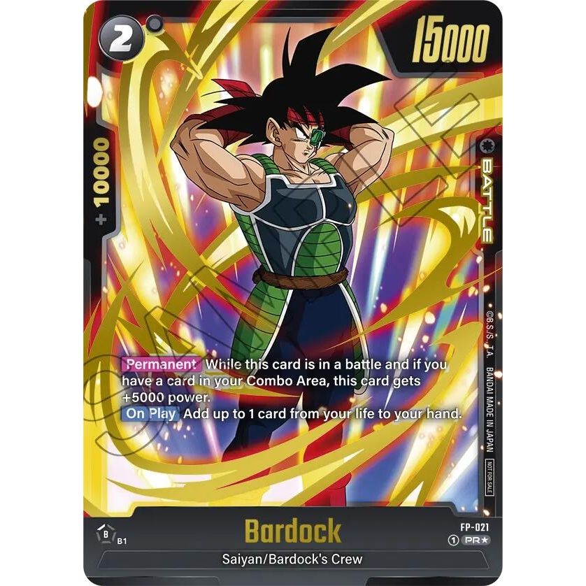 Image for Bardock - FP-021 (Gold) (FP-021) (DBSFW_PR) - Dragon Ball Super: Fusion World