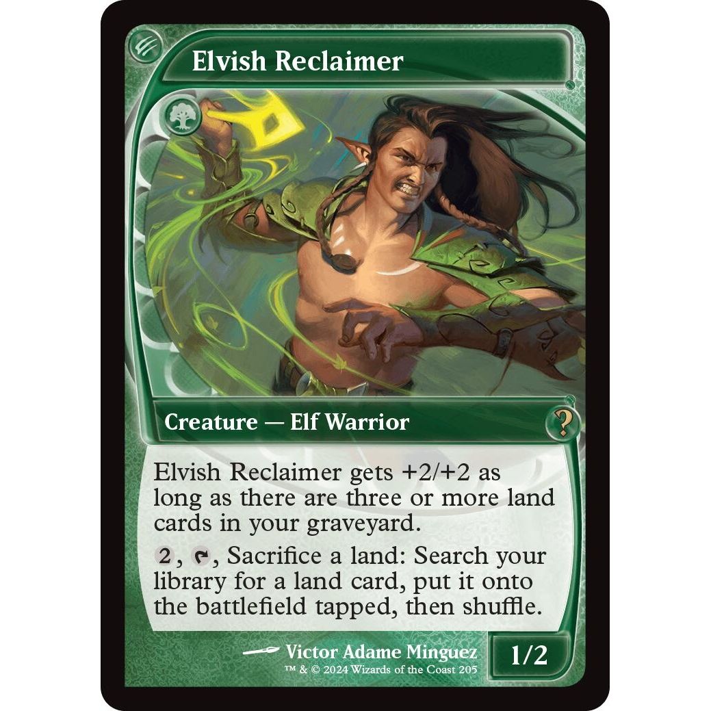 Image for Elvish Reclaimer (Future Sight) (205) (MB2) - Magic: The Gathering