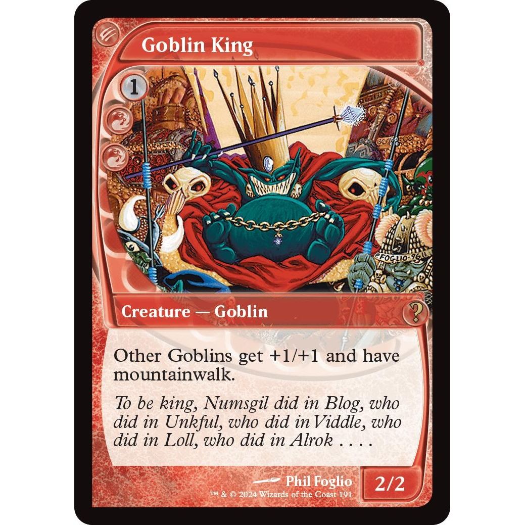 Image for Goblin King (Future Sight) (191) (MB2) - Magic: The Gathering