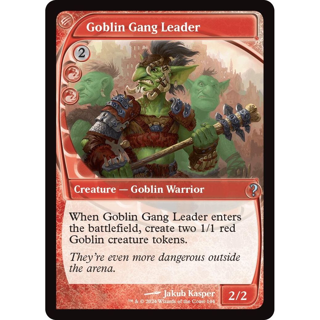 Image for Goblin Gang Leader (Future Sight) (144) (MB2) - Magic: The Gathering