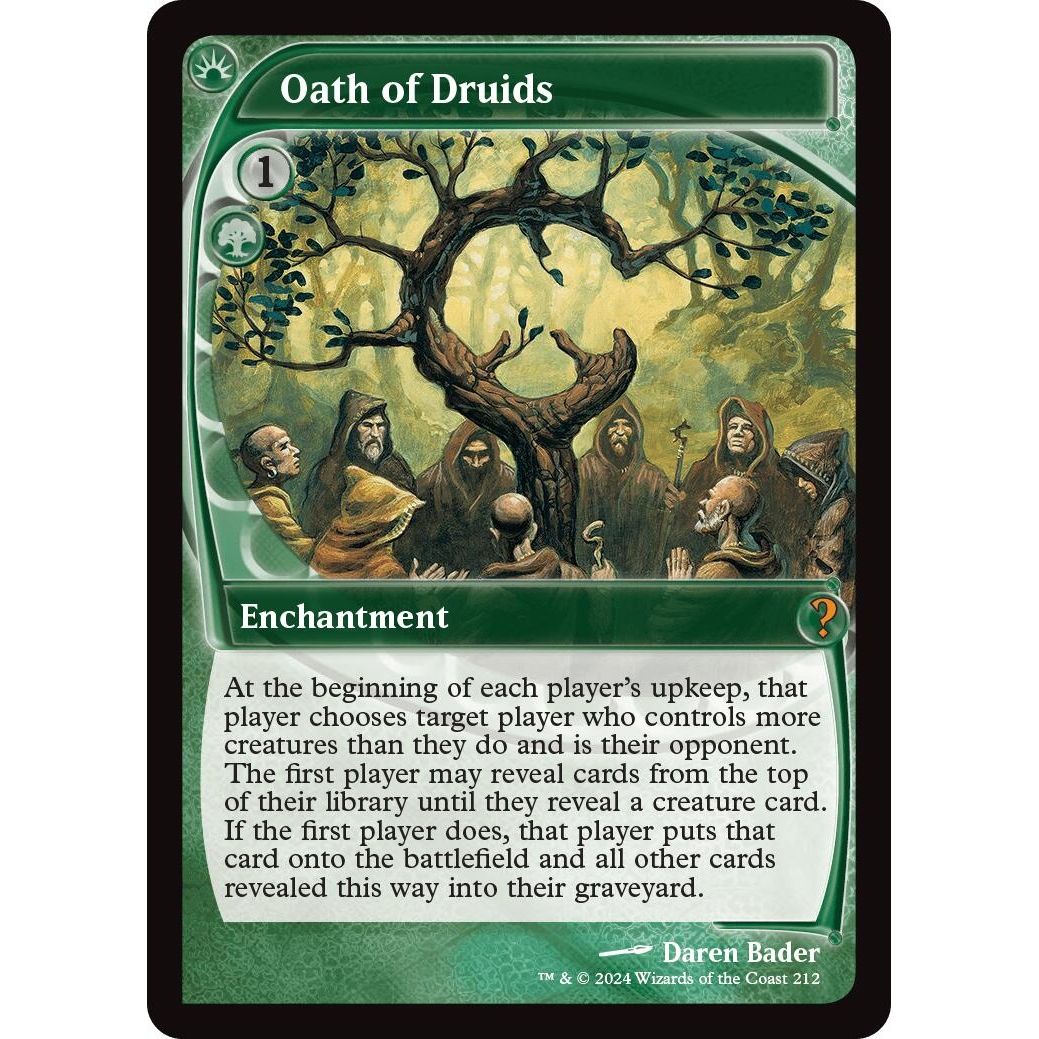 Image for Oath of Druids (Future Sight) (212) (MB2) - Magic: The Gathering