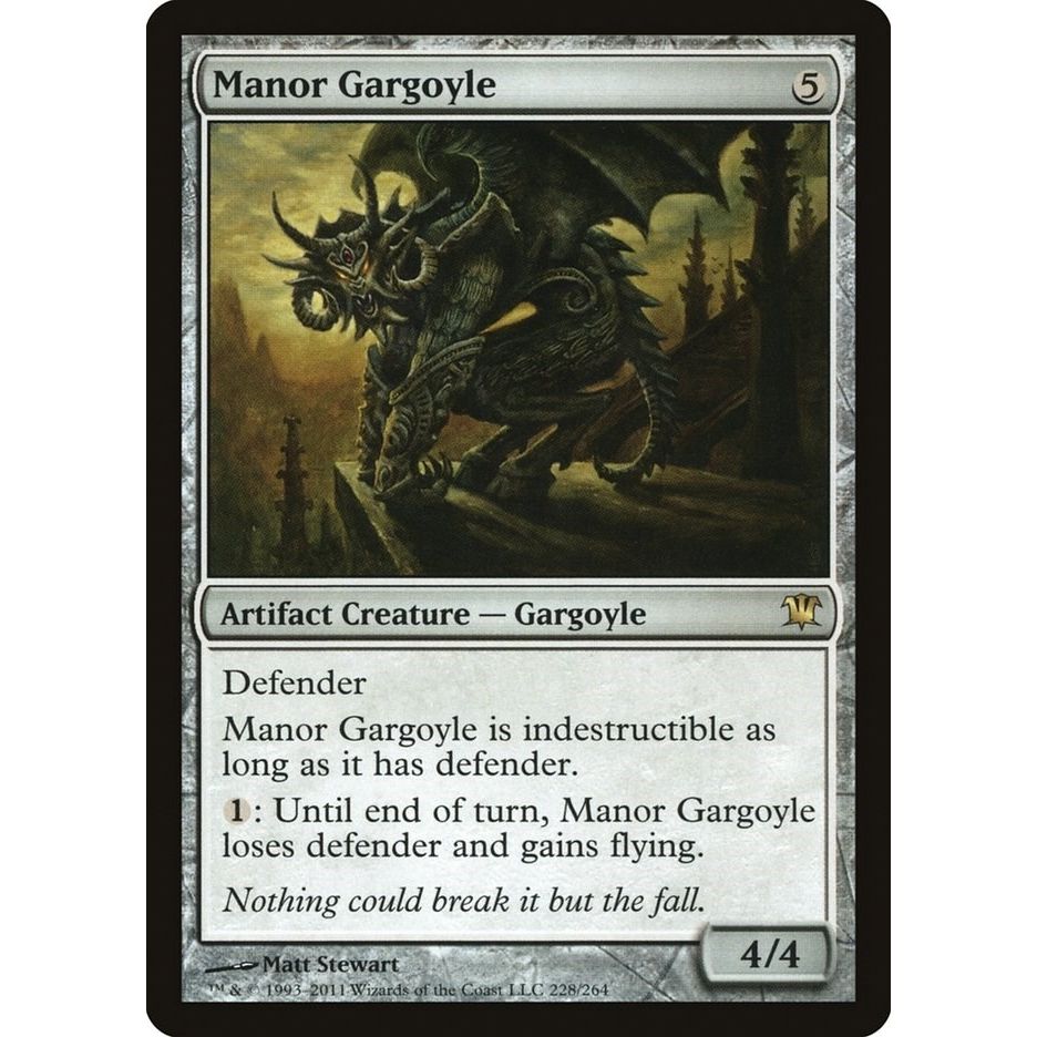 Image for Manor Gargoyle (228) (ISD) - Magic: The Gathering