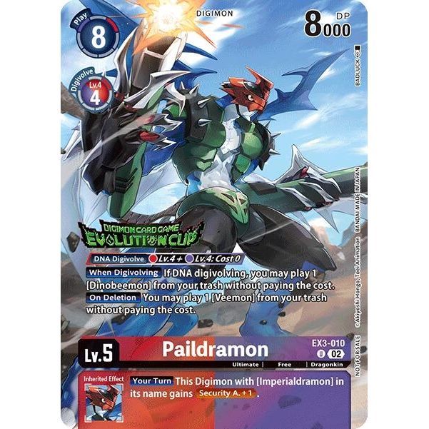 Image for Paildramon (2024 Evolution Cup) (EX3-010 U) (EX03) - Digimon Card Game