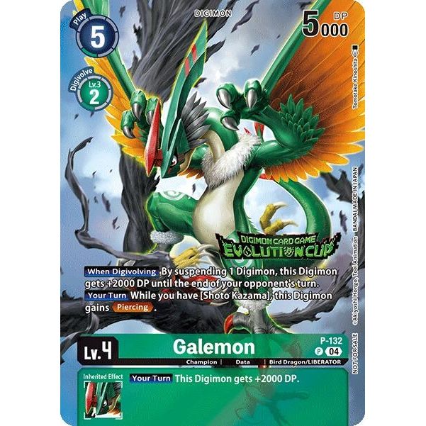 Image for Galemon (2024 Evolution Cup) (P-132 P) (D-PR) - Digimon Card Game