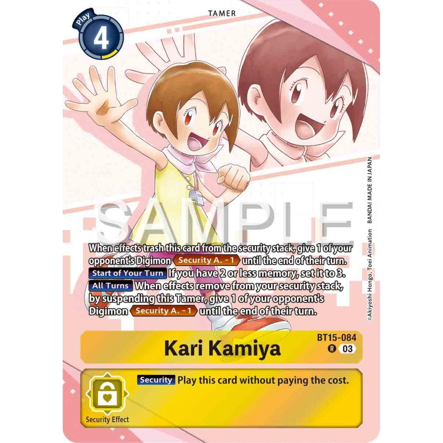 Image for Kari Kamiya (Premium Heroines Set) (BT15-084 R) (BT15) - Digimon Card Game