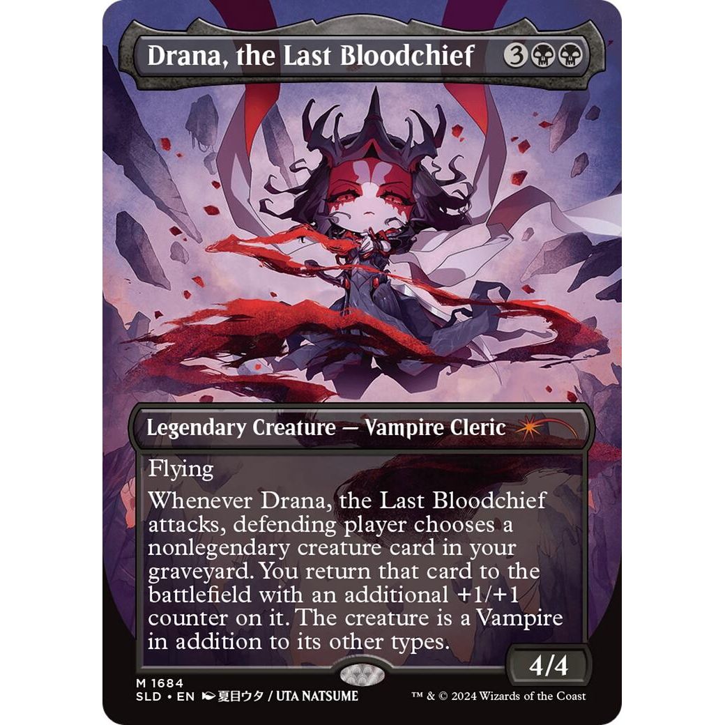 Image for Drana, the Last Bloodchief (Rainbow Foil) (1684) (SLD) - Magic: The Gathering