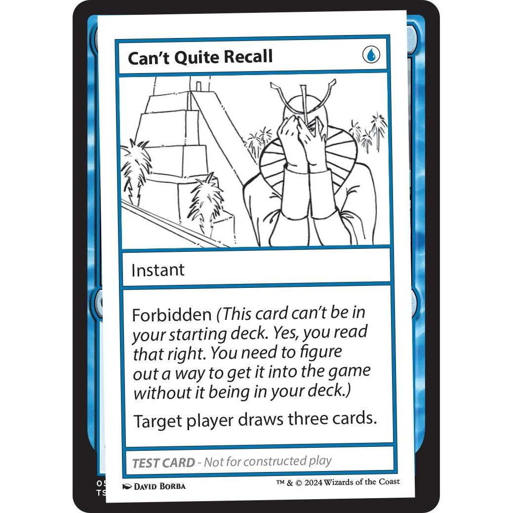 Image for Can't Quite Recall (MB2PC) - Magic: The Gathering