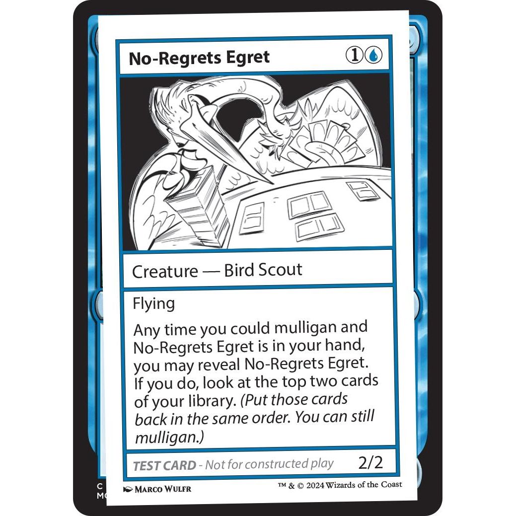 Image for No-Regrets Egret (MB2PC) - Magic: The Gathering