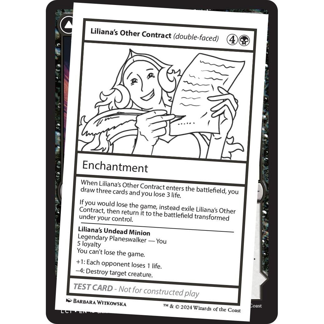 Image for Liliana's Other Contract (double-faced) (MB2PC) - Magic: The Gathering