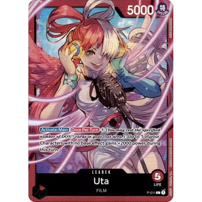 Image for Uta - P-011 (Premium Card Collection -Uta-) (P-011) (OP-PR) - One Piece Card Game