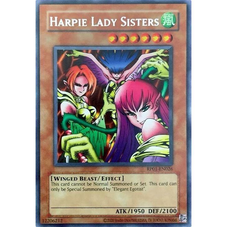 Image for Harpie Lady Sisters (RP01-EN026) (RP01) - YuGiOh