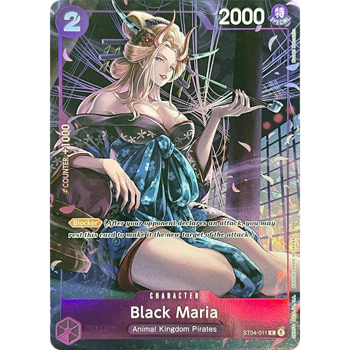 Image for Black Maria (Premium Card Collection -BANDAI CARD GAMES Fest. 23-24 Edition-) (ST04-011) (OP-PR) - One Piece Card Game